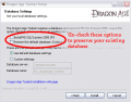 Installer - don't restore the default database.png